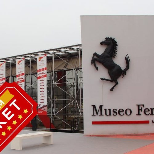 Bilhetes para o Museu da Ferrari em Maranello